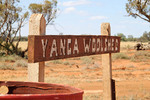 Yanga Woolshed entrance near Balranald