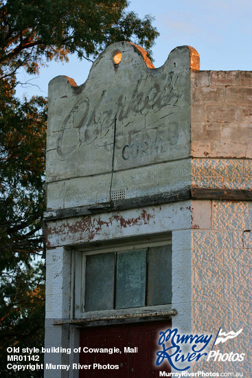 Old style building of Cowangie, Mallee, VIctoria