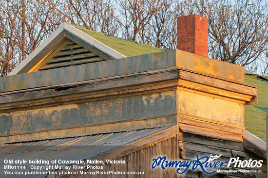 Old style building of Cowangie, Mallee, VIctoria