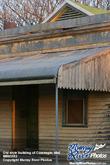 Old style building of Cowangie, Mallee, VIctoria