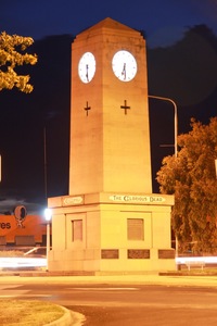 Corowa War Memorial and clock