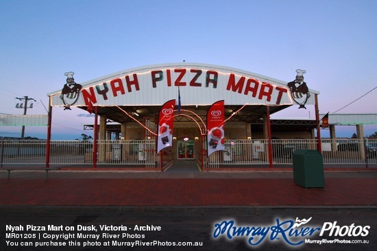 Nyah Pizza Mart on Dusk, Victoria - Archive