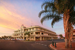 Renmark Hotel on sunrise, South Australia