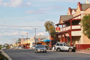 Main street of Pinnaroo, South Australia