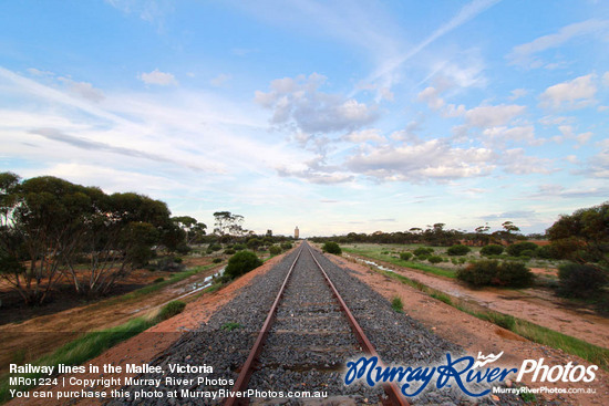 Railway lines in the Mallee, Victoria