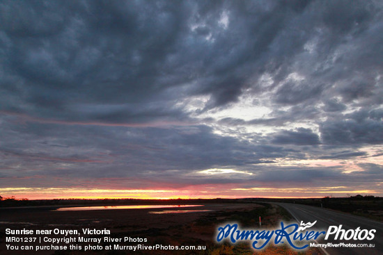 Sunrise near Ouyen, Victoria