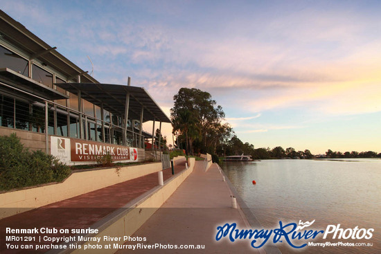 Renmark Club on sunrise