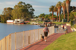 Walking on Renmark riverfront trails