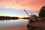 PS Industry and Murray River on sunrise, Renmark