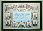Australian Referundum Certificate, Corowa