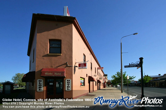 Globe Hotel, Corowa, site of Australia's Federation 1893 Conference