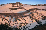 Sunrise on snowfields of Kosciuszko National Park