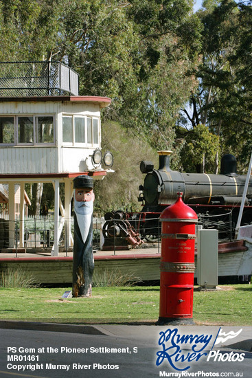 PS Gem at the Pioneer Settlement, Swan Hill, Victoria