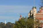 Albury streetscape and Monument Hill