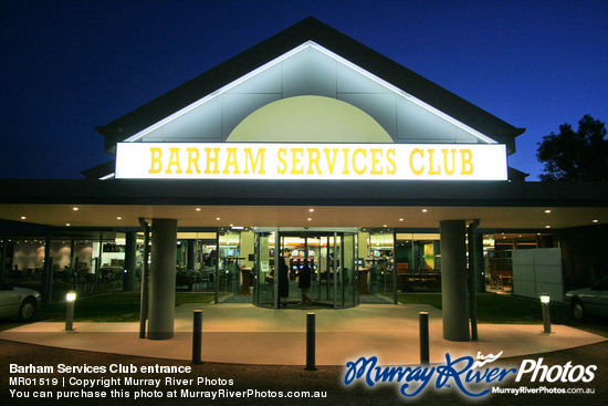 Barham Services Club entrance