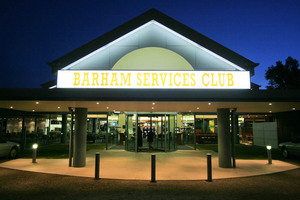 Barham Services Club entrance