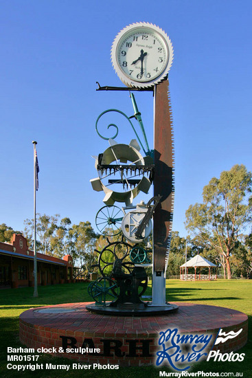 Barham clock & sculpture