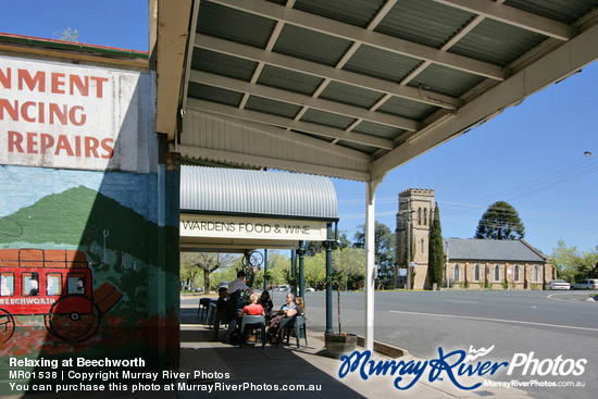 Relaxing at Beechworth