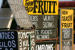 Berri fruit stall signs, South Australia