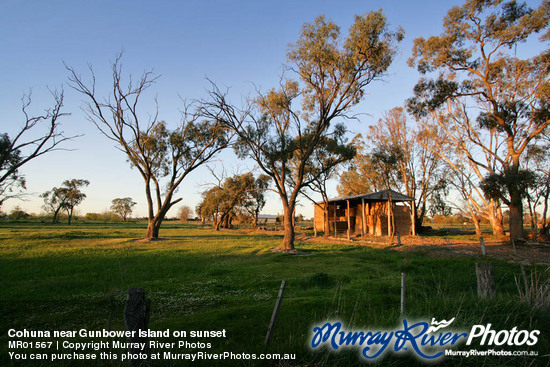 Cohuna near Gunbower Island on sunset