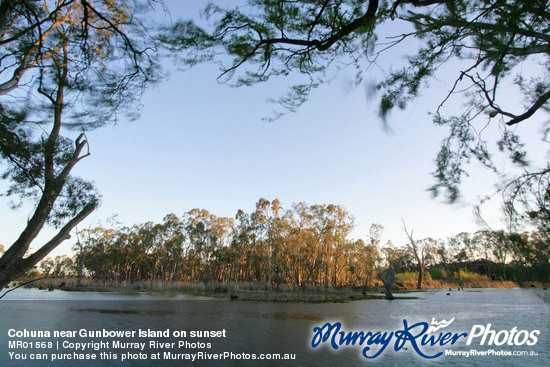 Cohuna near Gunbower Island on sunset