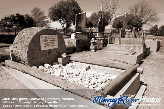 Jack Riley grave, Corryong Cemetery, Victoria