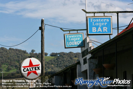 Signs at Tintaldra, Victoria