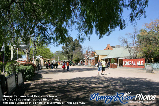 Murray Esplanade at Port of Echuca