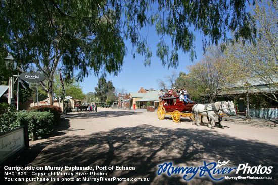 Carrige ride on Murray Esplanade, Port of Echuca