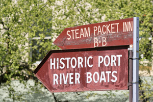 Historic Port River Boats sign, Echuca