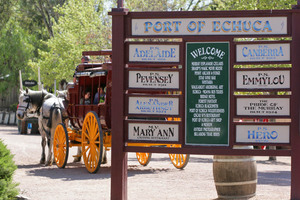 Port of Echuca entrance sigh, Victoria