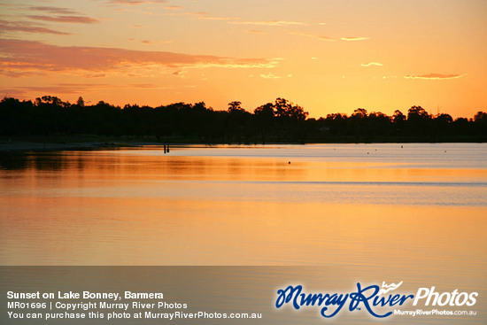 Sunset on Lake Bonney, Barmera