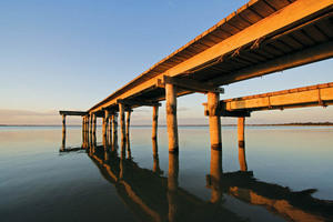 Lake Bonney jetty, Barmera, South Australia