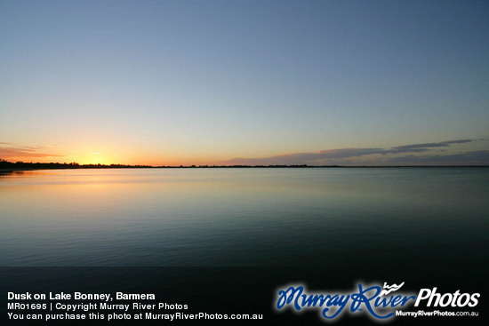 Dusk on Lake Bonney, Barmera