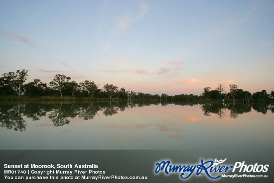 Sunset at Moorook, South Australia