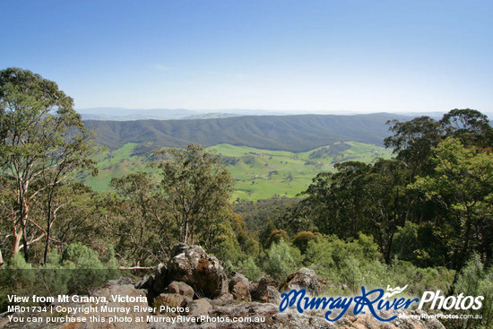 View from Mt Granya, Victoria