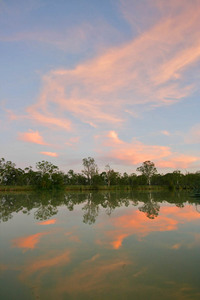 Sunset at Moorook, South Australia