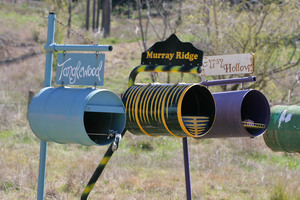 Letterboxes near Tintaldra, Victoria