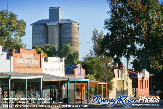 Murrayville streescape and silos