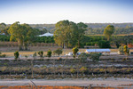 Cadell Oval and dried lagoon, South Australia