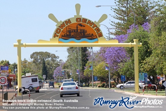 Renmark town centre entrance, South Australia