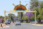 Renmark town centre entrance, South Australia