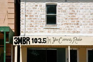 Radio signage, Pinnaroo, South Australia