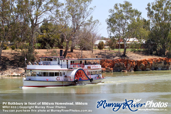 PV Rothbury in front of Mildura Homestead, Mildura