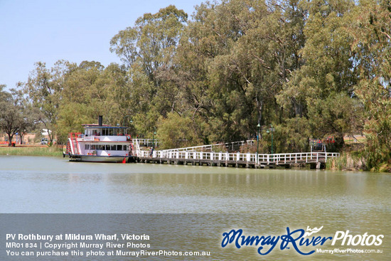 PV Rothbury at Mildura Wharf, Victoria