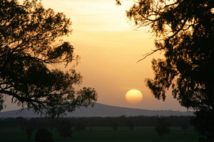 Sunset near Walla Walla, New South Wales