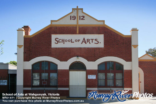 School of Arts at Wahgunyah, Victoria