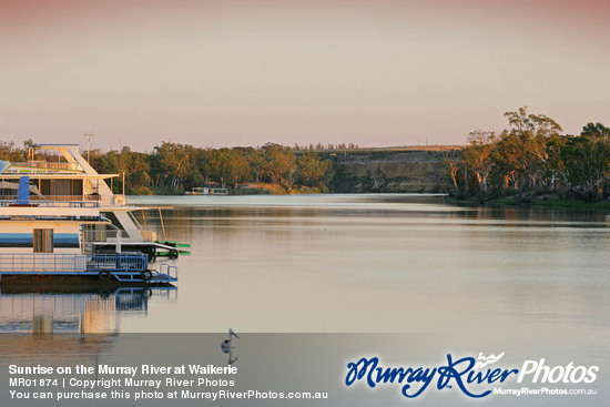 Sunrise on the Murray River at Waikerie