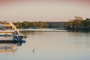 Sunrise on the Murray River at Waikerie