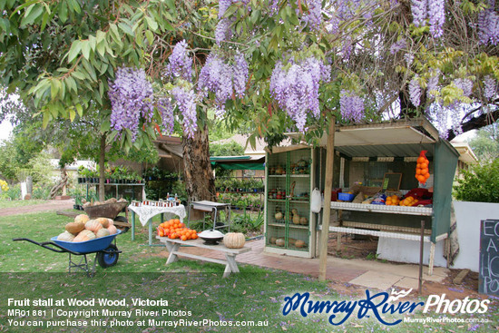 Fruit stall at Wood Wood, Victoria